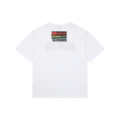 Balenciaga FW26 Sticker Graphic T-Shirt – Men's