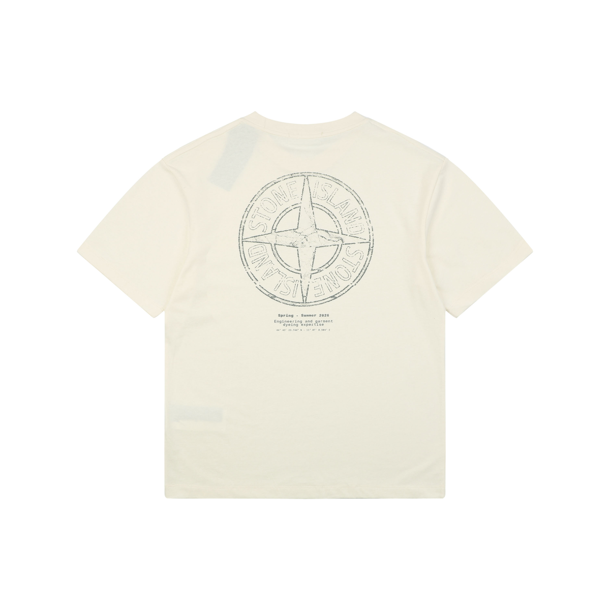 Stone Island Mottled Compass Logo Print T-Shirt | Off-White