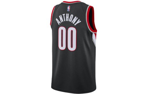 Nike Blazers Anthony No. 0 Swingman Jersey - Black
