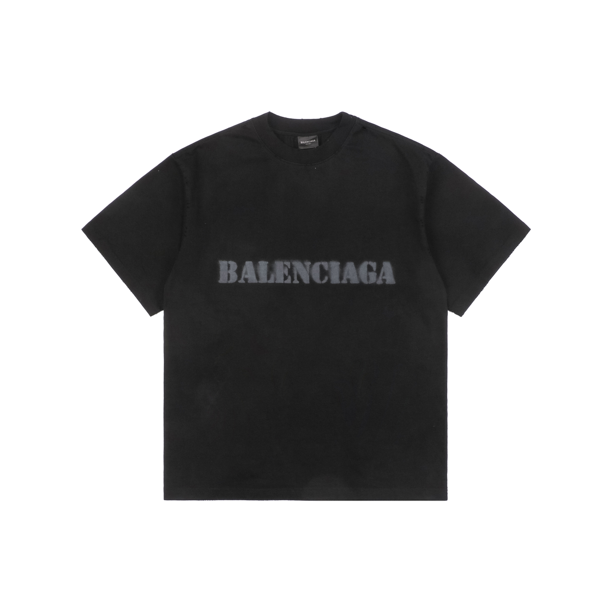 Balenciaga SS26 Crewneck T-Shirt – Men's Black