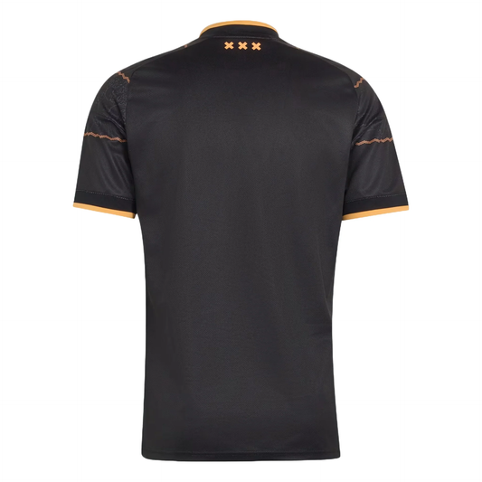 adidas Ajax Amsterdam 2026/27 Away Soccer Jersey – Black/Hazy Orange