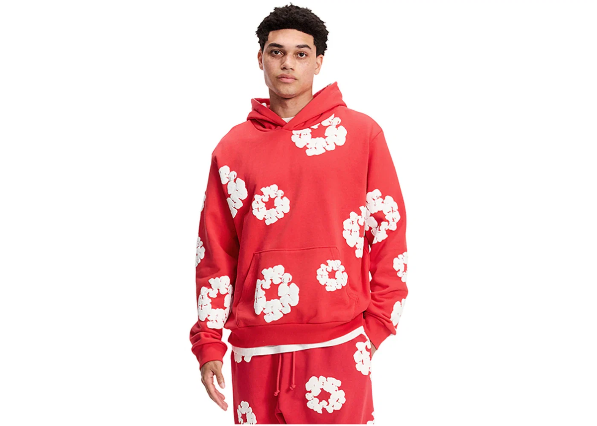 Denim Tears Cotton Wreath Sweatshirt | Red