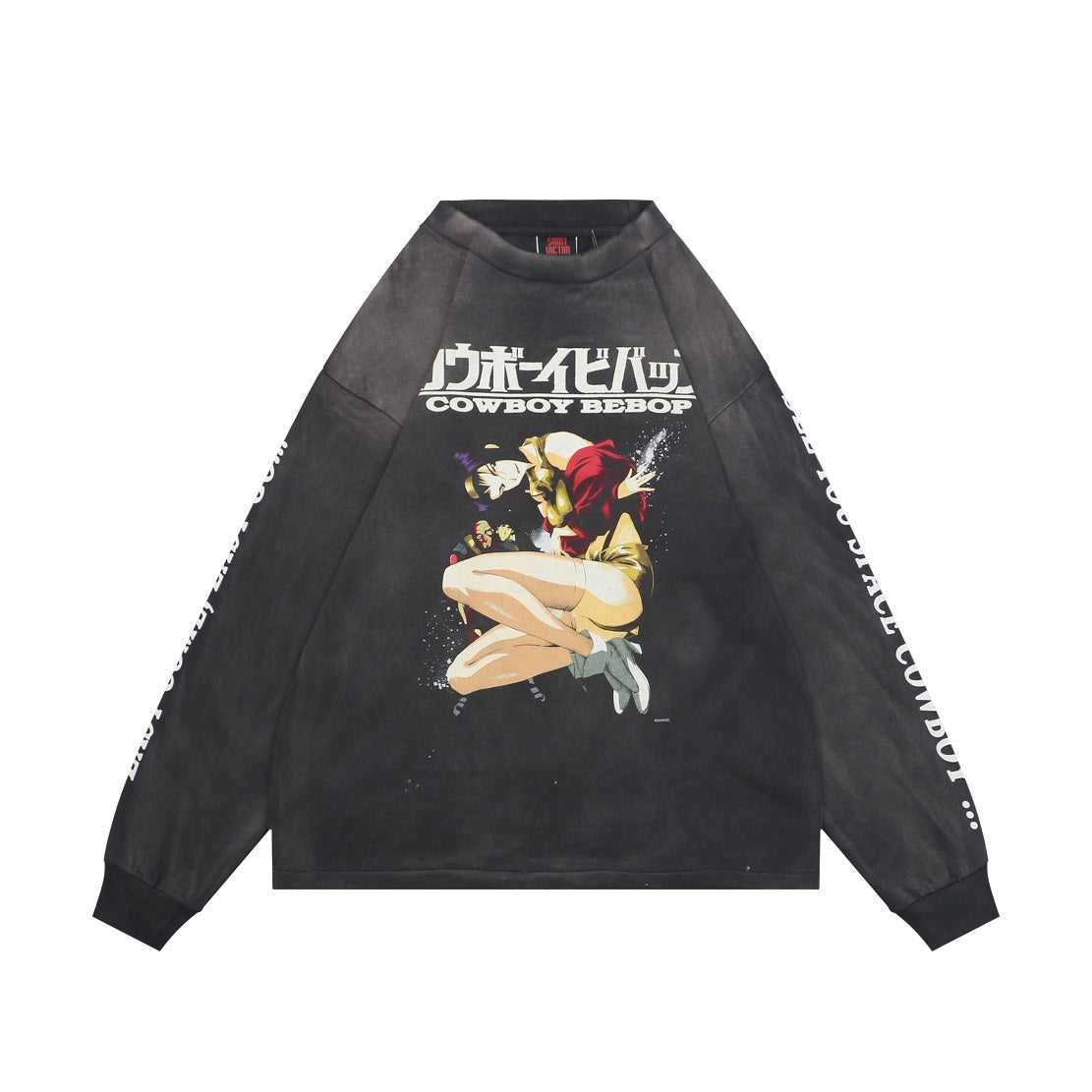 Saint Michael Cowboy Bebop Print Long-Sleeve Top