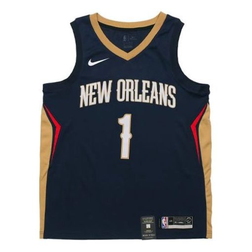 Nike Zion Williamson New Orleans Pelicans SW Fan Edition Basketball Jersey | Navy Blue