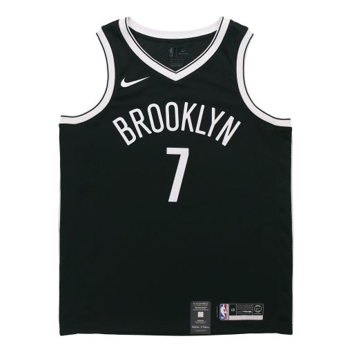 Nike Brooklyn Nets Durant No. 7 Black SW Fan Edition Basketball Jersey
