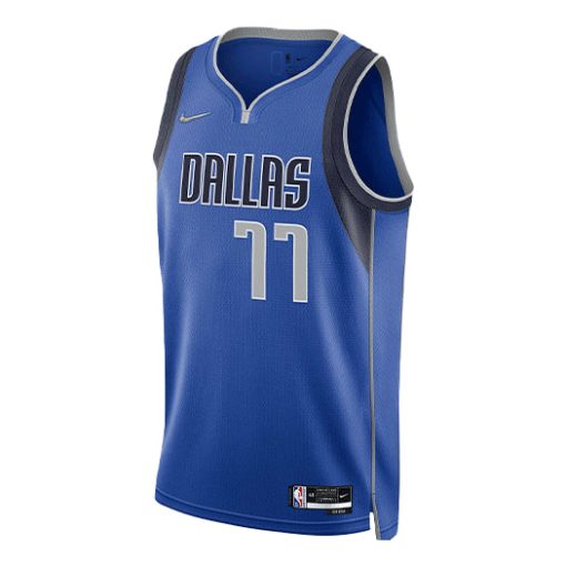 Nike Dallas Mavericks Doncic No. 77 Retro SW Fan Edition Jersey | Blue