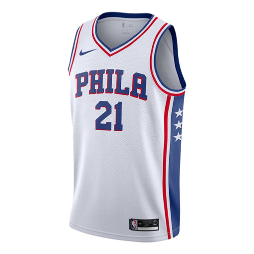 Nike Philadelphia 76ers Embiid SW Fans League Jersey | White