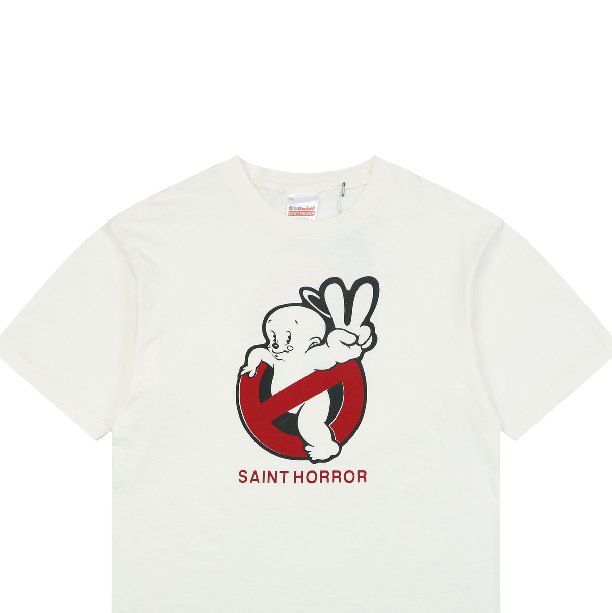 Saint Michael Ghost Baby Print Short-Sleeve T-Shirt