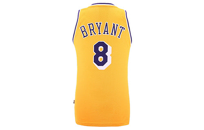 adidas Kobe Bryant Los Angeles Lakers Vintage Jersey - Yellow