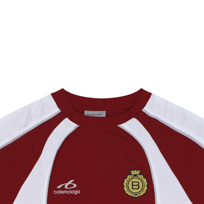 Balenciaga Soccer FW26 Printed Raglan T-Shirt – Men's