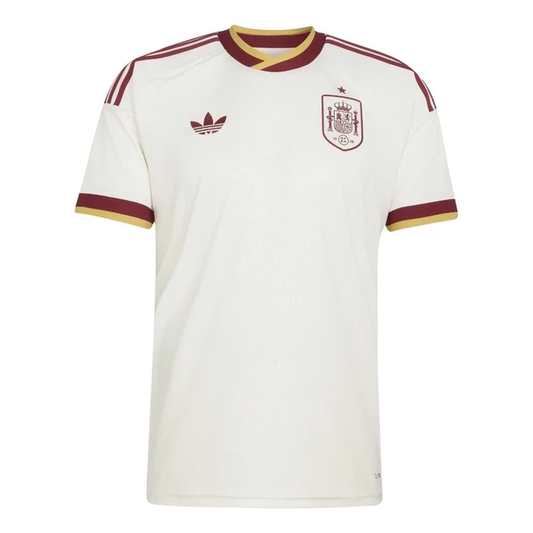 adidas Spain 2026 Away Jersey, Asia Sizing, Off White