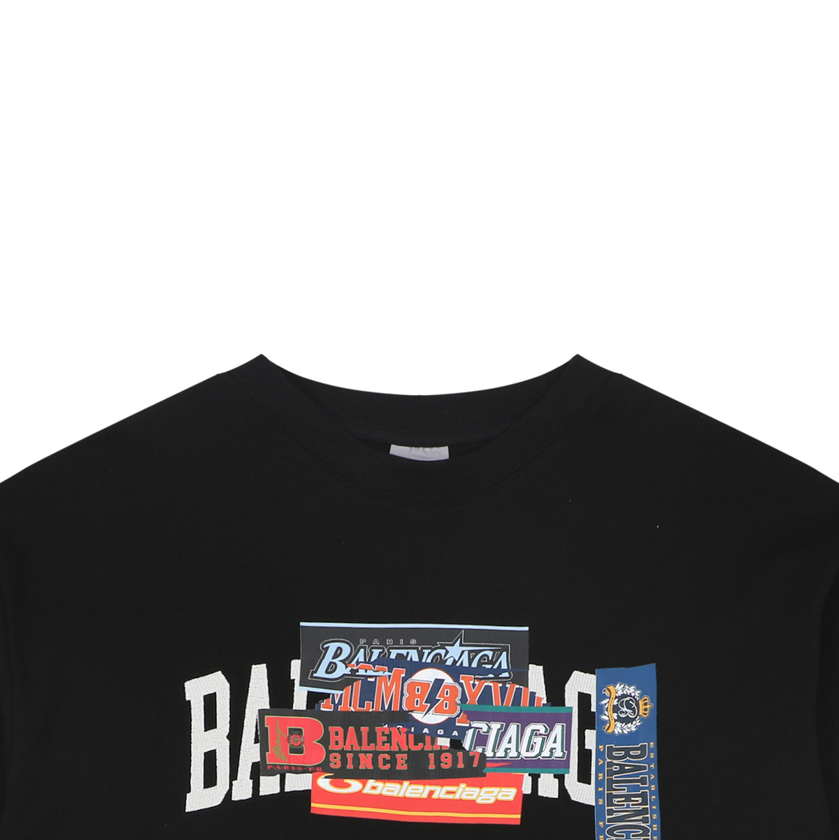 Balenciaga FW26 Sticker Graphic T-Shirt – Men's