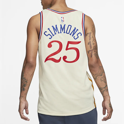Nike Philadelphia 76ers Ben Simmons #25 City Jersey