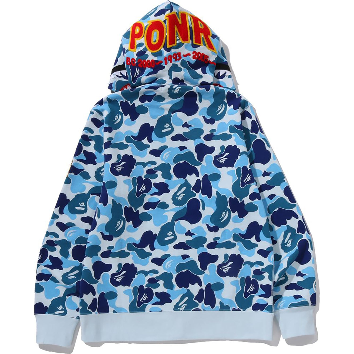 BAPE ABC CAMO 2ND SHARK Full-Zip Men's Hoodie