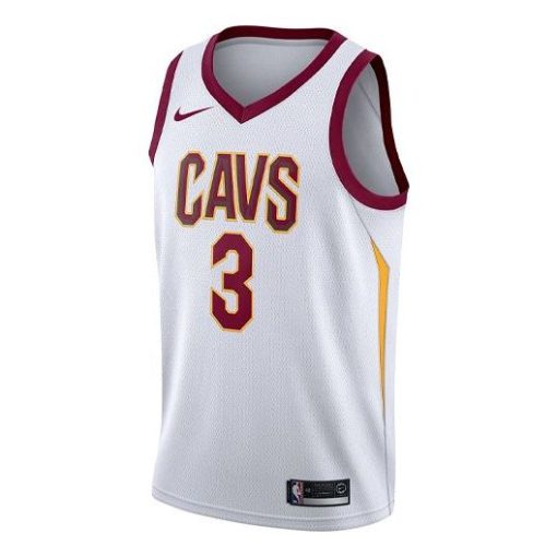 Nike Cavaliers Small Thomas Alphabet Logo Basketball Jersey - White