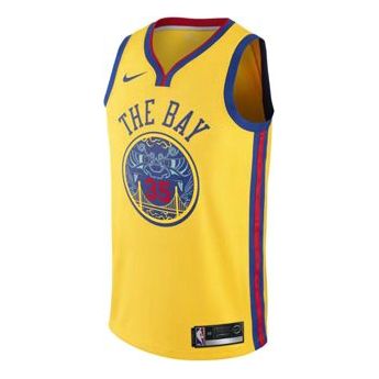 Nike Kevin Durant Golden State Warriors City Edition Swingman Basketball Jersey - Yellow