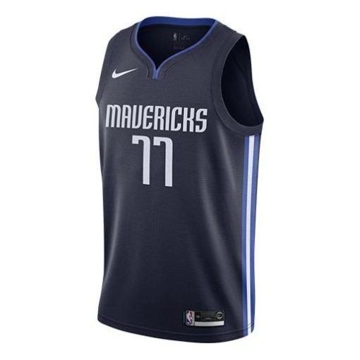 Nike Dallas Mavericks 2019–2020 SW Fan Edition Swingman Basketball Jersey - Blue