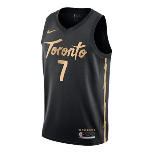 Nike Toronto Raptors No. 7 Retro SW Fan Edition Basketball Jersey - Black