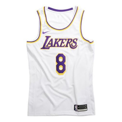 Nike Los Angeles Lakers No. 8 SW Fan Edition Basketball Jersey Vest | Home White