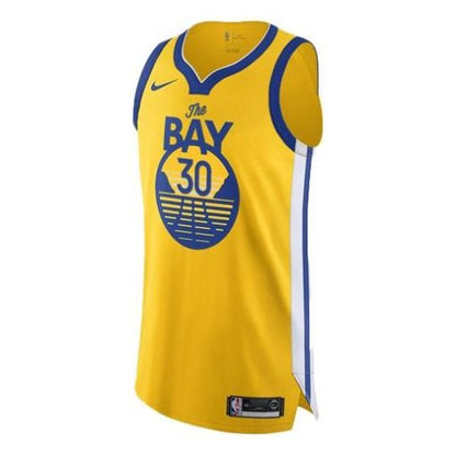 Nike Golden State Warriors AU Player Edition Basketball Jersey Vest | Yellow