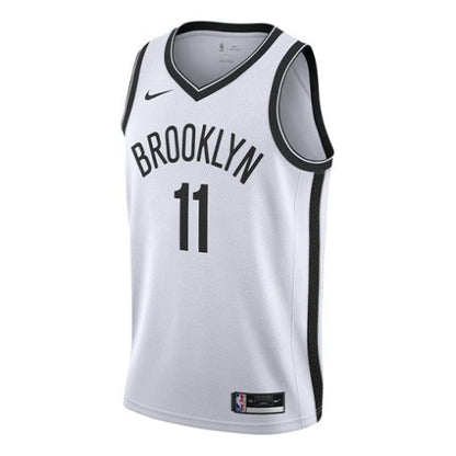 Nike Kyrie Irving Brooklyn Nets No. 11 Retro Basketball Jersey | White
