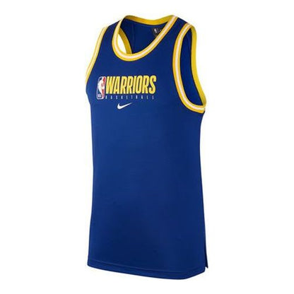 Nike Golden State Warriors Dri-FIT Basketball Jersey Vest | Blue