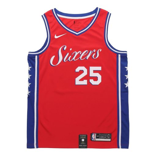 Nike Philadelphia 76ers Ben Simmons Red Basketball Jersey