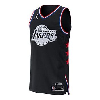 Air Jordan Los Angeles Lakers 2019 All-Star LeBron James No. 23 Black AU Jersey