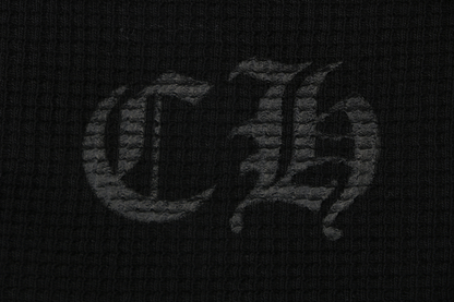 Chrome Hearts Waffle-Knit Long-Sleeve T-Shirt