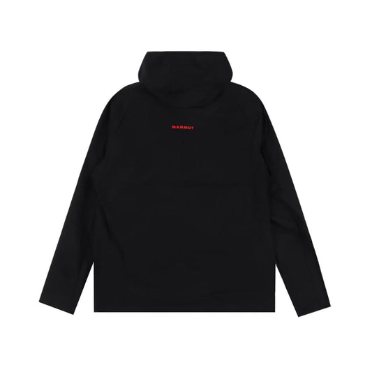 Mammut Men's Hardshell Hooded Jacket – Black | Waterproof Outdoor Shell Jacket