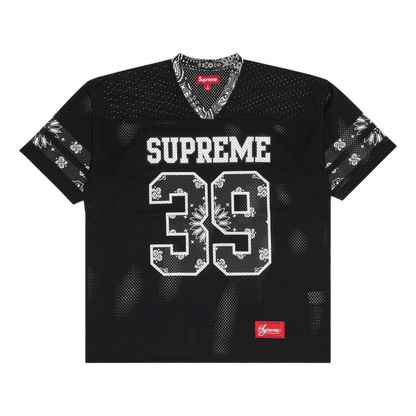 Supreme Bandana Football Jersey – Black