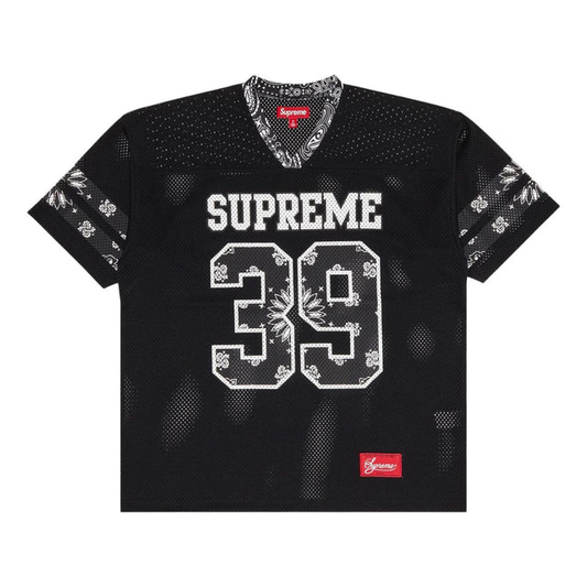 Supreme Bandana Football Jersey – Black