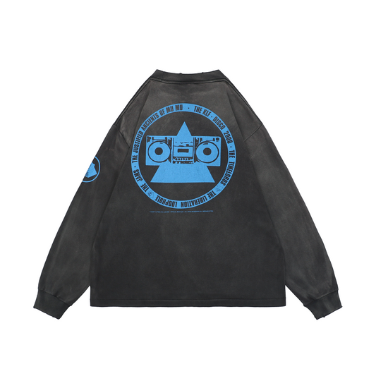 Saint Michael KLF Print Long-Sleeve Top