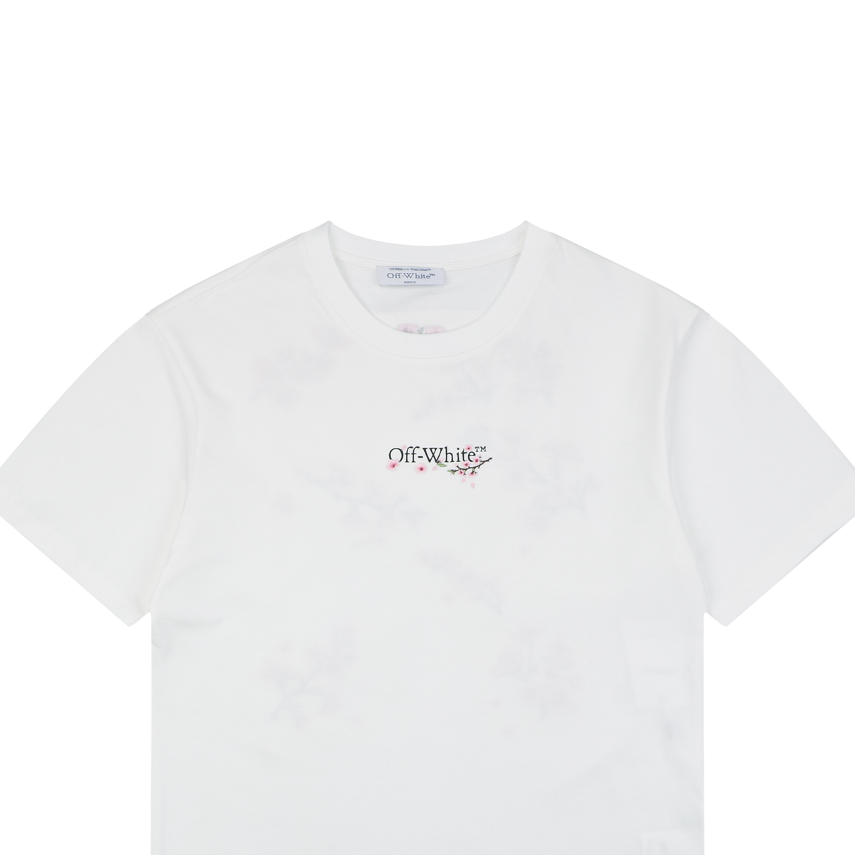 Off-White Gradient Interwoven Arrow Print T-Shirt | White Short-Sleeve