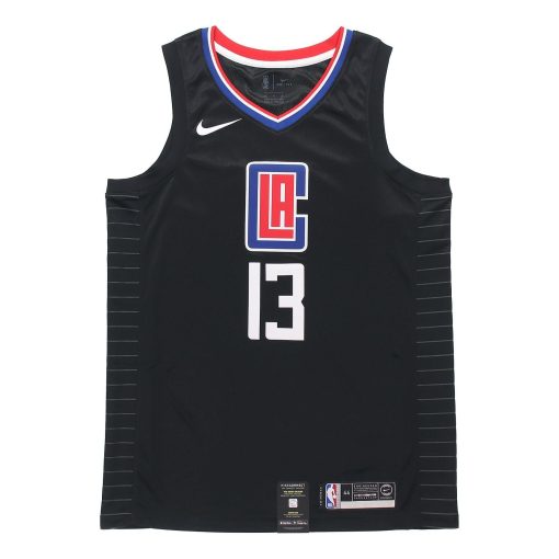 Nike Los Angeles Clippers George No. 13 SW Fan Edition Basketball Jersey - Black