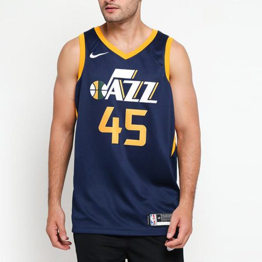Nike Utah Jazz Mitchell Team Limited SW Jersey | Navy Blue