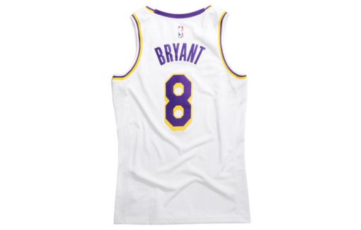 Nike Los Angeles Lakers No. 8 SW Fan Edition Basketball Jersey Vest | Home White