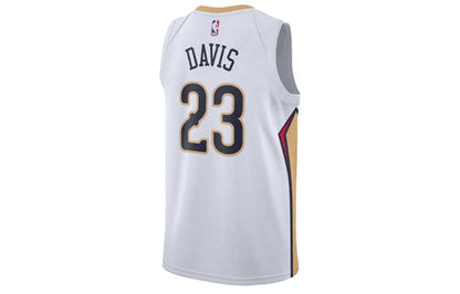 Nike New Orleans Pelicans Davis No. 23 Basketball Jersey - White