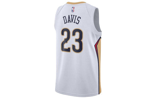 Nike New Orleans Pelicans Davis No. 23 Basketball Jersey - White