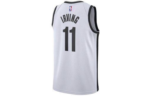 Nike Kyrie Irving Brooklyn Nets No. 11 Retro Basketball Jersey | White