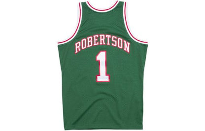 Mitchell & Ness Milwaukee Bucks 1971–1972 Oscar Robertson Road Swingman Jersey