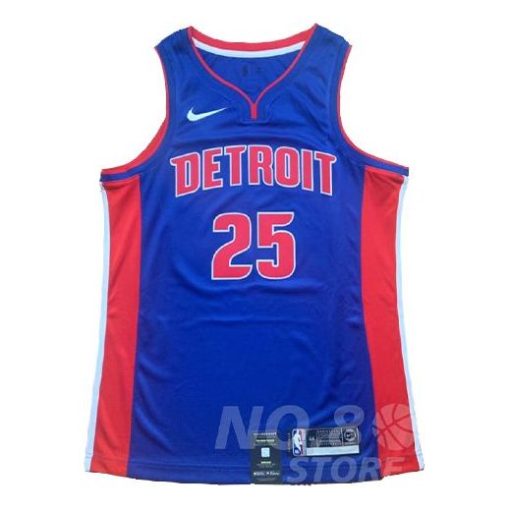 Nike Derrick Rose Detroit Pistons 2022/23 Icon Edition Jersey | No. 25