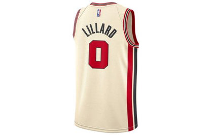 Nike Training Sports Basketball Jersey | Cream White/Red