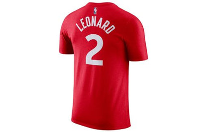 Nike Leonard Toronto Raptors Short-Sleeve Team Jersey, Red