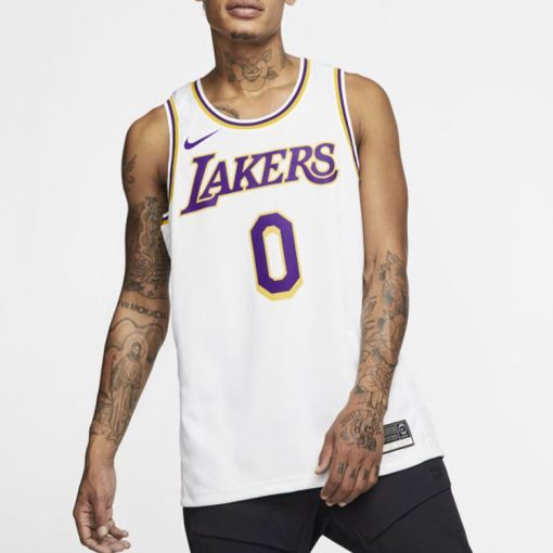 Nike Kuzma No. 0 Los Angeles Lakers SW Fan Edition Jersey - White