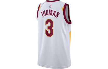 Nike Cavaliers Small Thomas Alphabet Logo Basketball Jersey - White