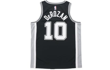 Nike San Antonio Spurs No. 10 Icon Edition Swingman Jersey - Black