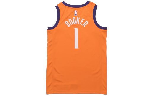 Nike Phoenix Suns No. 1 Orange SW Fan Edition Jersey