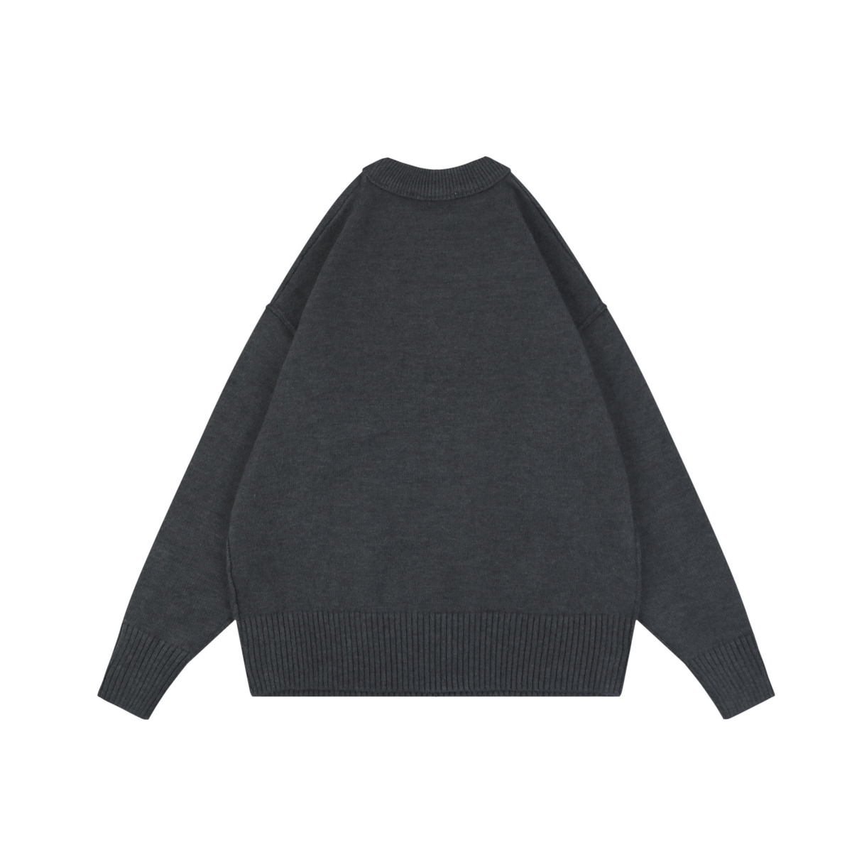 AMI Paris Heart-Logo Crewneck Sweater | Knit Pullover
