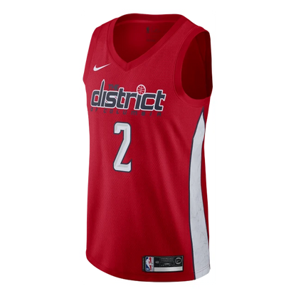Nike John Wall Washington Wizards No. 2 Red Swingman Basketball Jersey